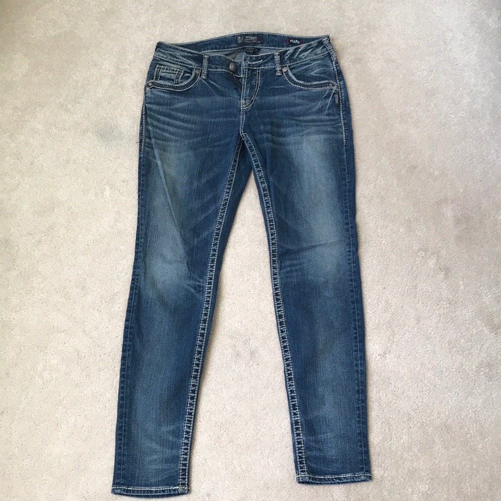 Silver jeans